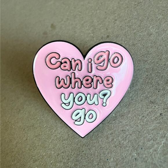 Taylor Swift Jewelry - Can I go where you go? Lover, Taylor Swift Enamel Pin